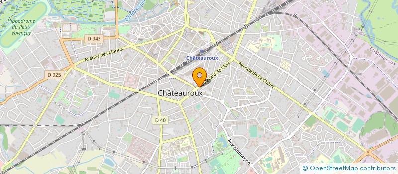 localisation de l'entreprise SCI MERCURE à CHATEAUROUX