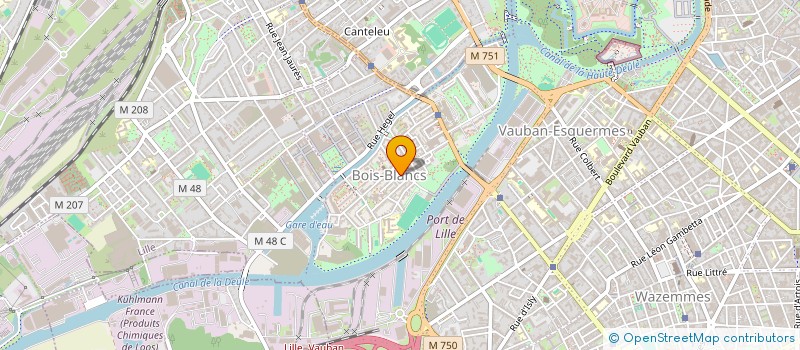 localisation de l'entreprise SCI MERCURE  LILLE