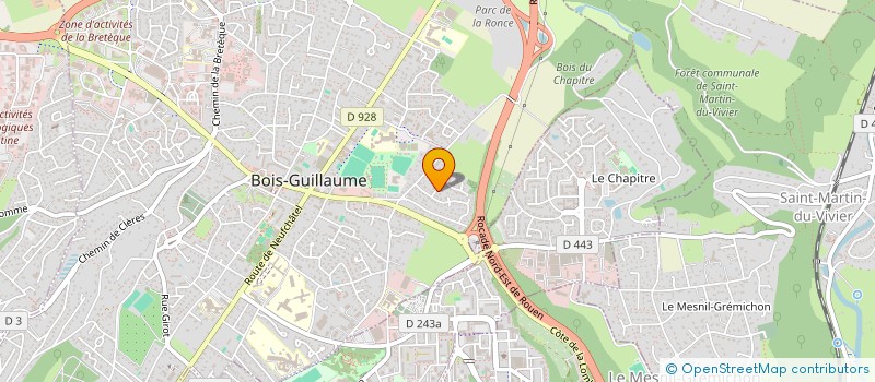 localisation de l'entreprise SCI MERCURE à BOIS-GUILLAUME
