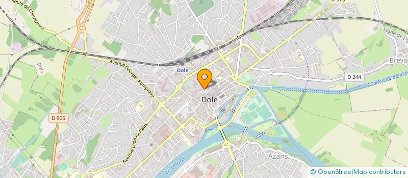 localisation de l'entreprise SCI MERCURE à DOLE