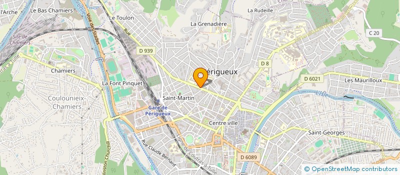 localisation de l'entreprise SCI MERCURE à PERIGUEUX