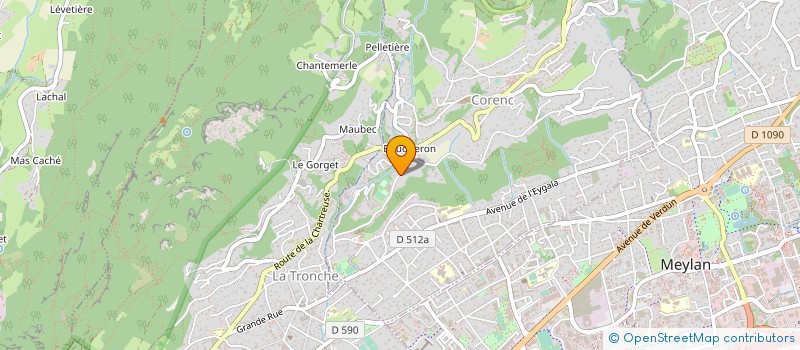 localisation de l'entreprise SCI MERCURE à CORENC