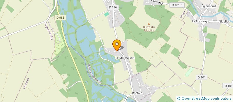 localisation de l'entreprise SCI MERCURE à VILLIERS-LE-MORHIER