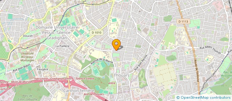 localisation de l'entreprise SCI MERCURE  TALENCE