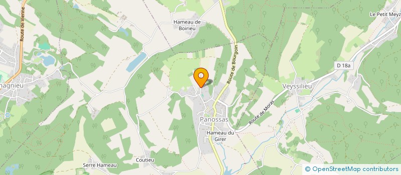 localisation de l'entreprise SCI MERCURE A  PANOSSAS