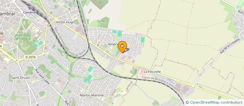 localisation de l'entreprise SCI MERCURE DE ST-JOSSE à CAMBRAI