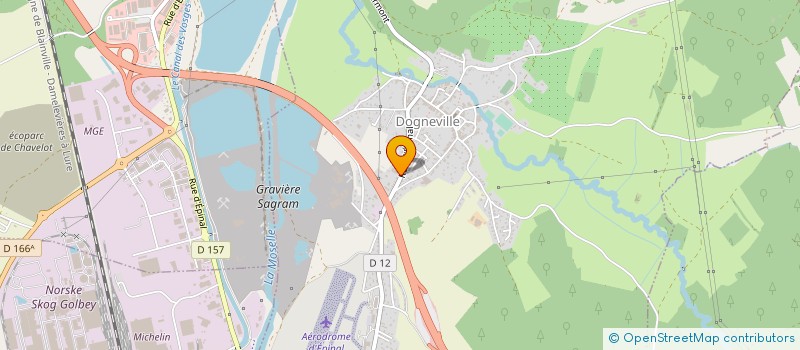 localisation de l'entreprise SCI MERCURES ET CHROMES  DOGNEVILLE