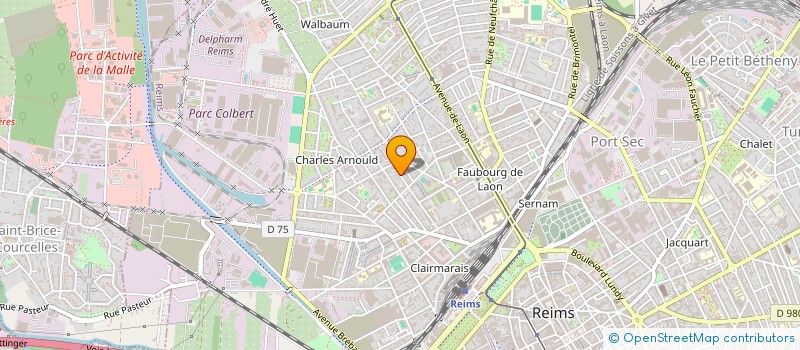 localisation de l'entreprise SCI MERCURY  REIMS