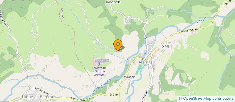 localisation de l'entreprise SCI MERCURY à ARAMITS