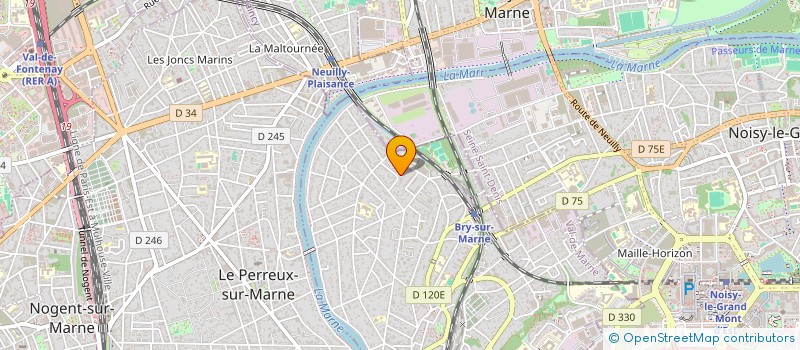 localisation de l'entreprise SCI MERCURY  BRY SUR MARNE