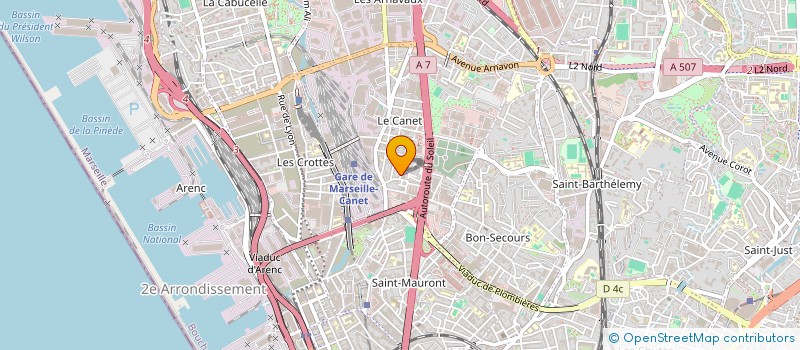 localisation de l'entreprise SCI MERE DE DIEU à MARSEILLE