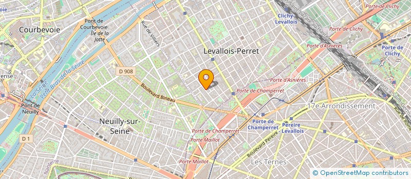 localisation de l'entreprise SCI MERE ET FILLES à LEVALLOIS-PERRET