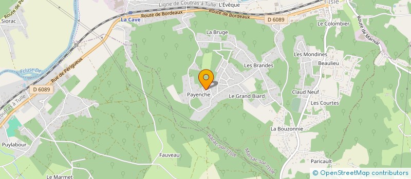 localisation de l'entreprise SCI MERE FILLE DP  MARSAC-SUR-L'ISLE