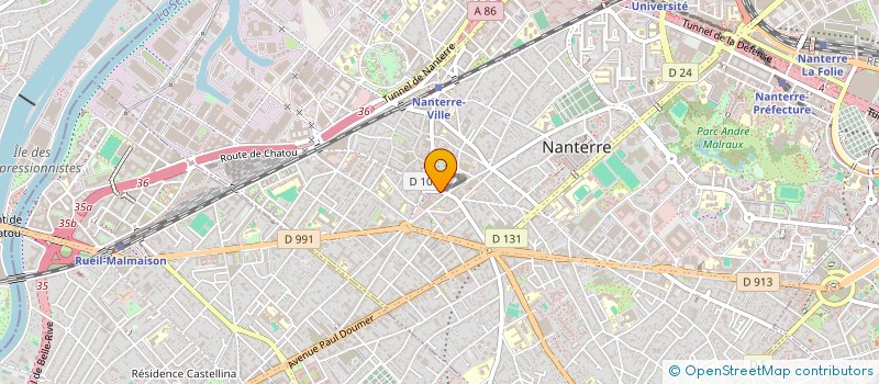 localisation de l'entreprise SCI MEREAU  NANTERRE