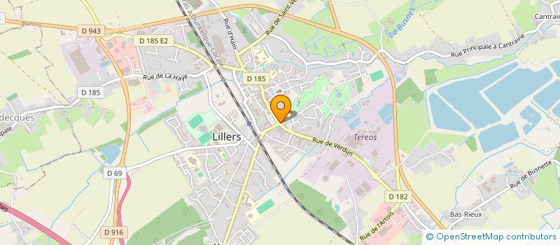 localisation de l'entreprise SCI MEREAUX  LILLERS