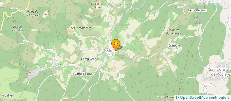 localisation de l'entreprise SCI MEREGIB  ISSIRAC