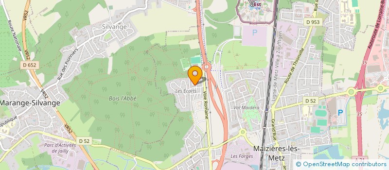 localisation de l'entreprise SCI MEREL  MAIZIERES-LES-METZ