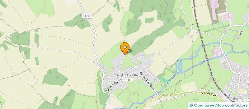 localisation de l'entreprise SCI MERELINE  MONTIGNY-LES-VESOUL