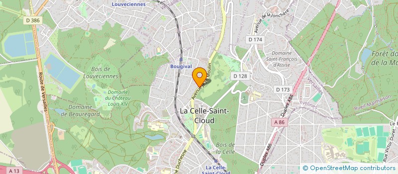 localisation de l'entreprise SCI MERENI  HOUILLES