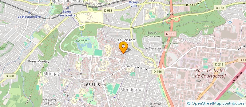 localisation de l'entreprise SCI MERENOTHIS à LES ULIS