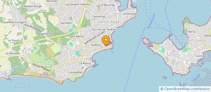 localisation de l'entreprise SCI MERESCOM A M C I  LARMOR-PLAGE