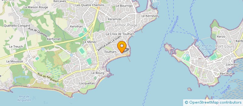 localisation de l'entreprise SCI MERESCOM CMA  LARMOR-PLAGE