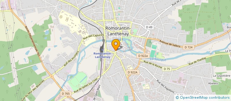 localisation de l'entreprise SCI MERESSE DOUASBIN  ROMORANTIN-LANTHENAY