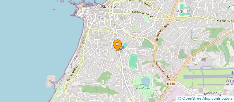 localisation de l'entreprise SCI MERETFILLES à BIARRITZ