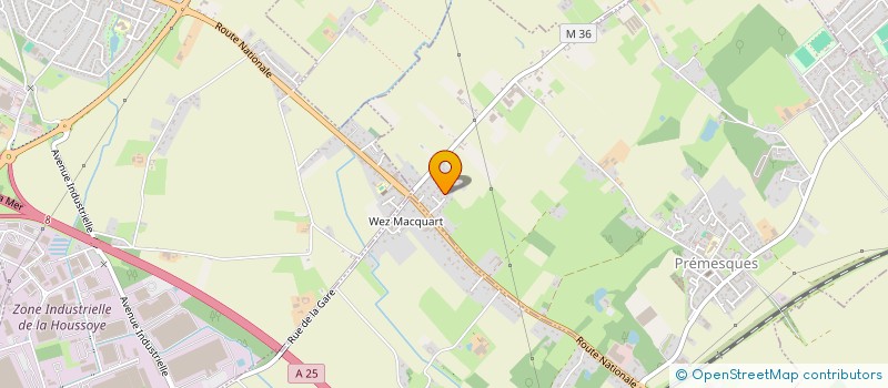 localisation de l'entreprise SCI MEREV  PREMESQUES