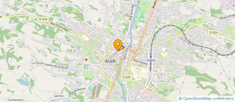 localisation de l'entreprise SCI MERFI à AUCH