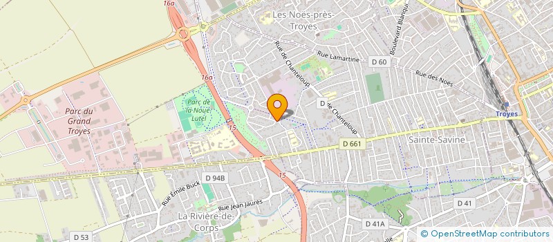 localisation de l'entreprise SCI MERGEY I  SAINTE-SAVINE