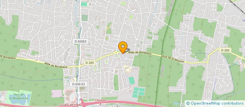 localisation de l'entreprise SCI MERGNAC à GUJAN-MESTRAS