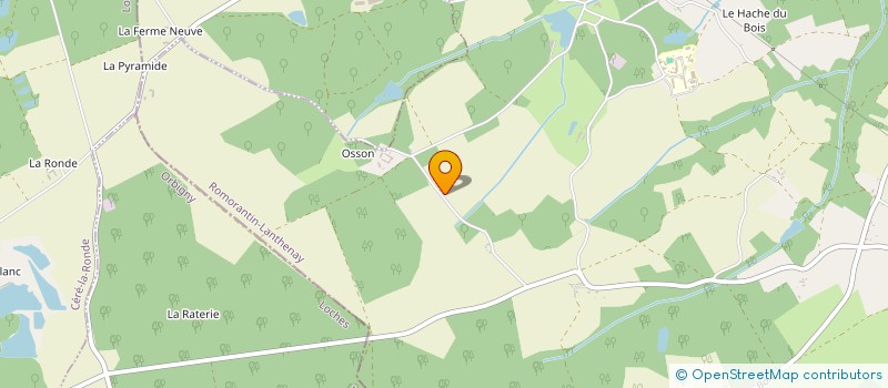 localisation de l'entreprise SCI MERGOLIA  MAREUIL SUR CHER