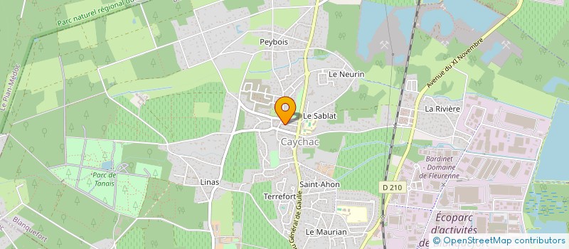 localisation de l'entreprise SCI MERI MARQUE à BLANQUEFORT