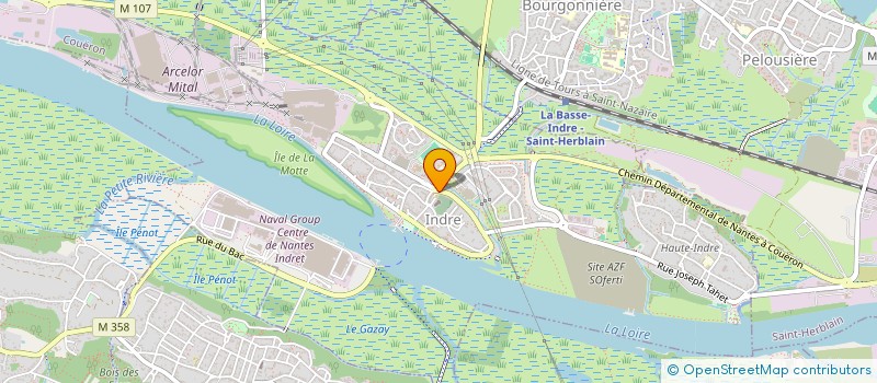 localisation de l'entreprise SCI MERIA  INDRE