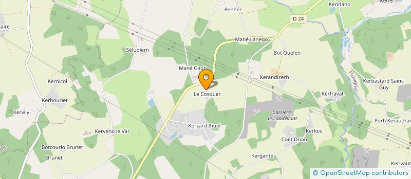 localisation de l'entreprise SCI MERIADEC  NOSTANG