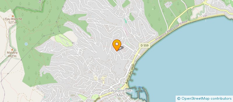 localisation de l'entreprise SCI MERIAUX à CAVALAIRE-SUR-MER