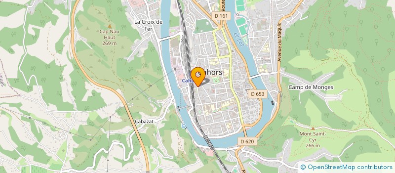 localisation de l'entreprise SCI MERIBEL  CAHORS