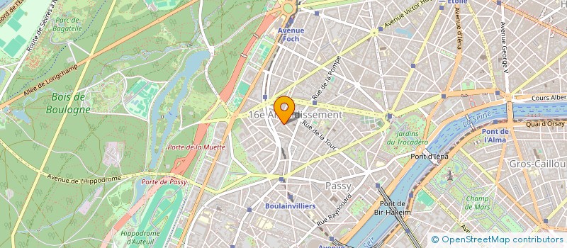 localisation de l'entreprise SCI MERIBEL ROYER  PARIS