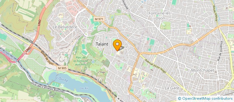 localisation de l'entreprise SCI MERIBELLI  TALANT