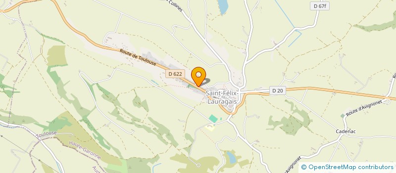 localisation de l'entreprise SCI MERIBOUILLE  SAINT-FELIX-LAURAGAIS