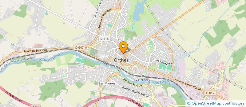 localisation de l'entreprise SCI MERICAMP  ORTHEZ