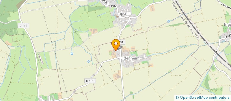 localisation de l'entreprise SCI MERICE  LITTENHEIM