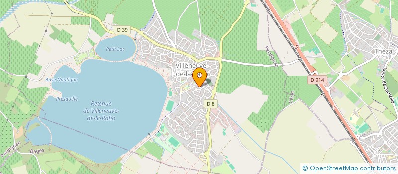 localisation de l'entreprise SCI MERICOEUR  VILLENEUVE-DE-LA-RAHO