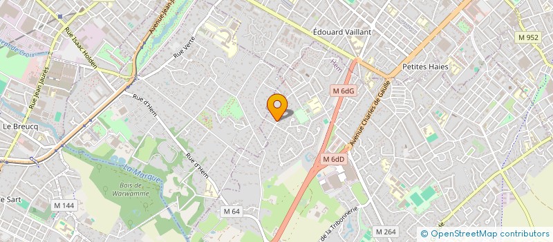 localisation de l'entreprise SCI MERIDA  HEM