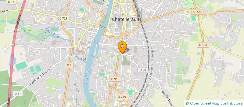 localisation de l'entreprise SCI MERIDIAL  CHATELLERAULT