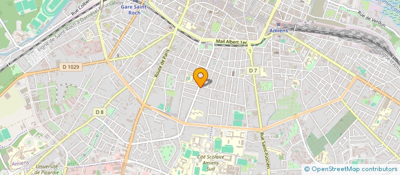 localisation de l'entreprise SCI MERIDIEN à AMIENS