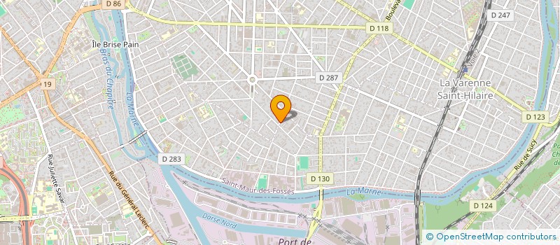 localisation de l'entreprise SCI MERIDJEN à SAINT-MAUR-DES-FOSSES