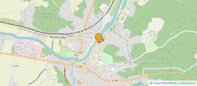 localisation de l'entreprise SCI MERIE MONCEL à LA FERTE-SOUS-JOUARRE