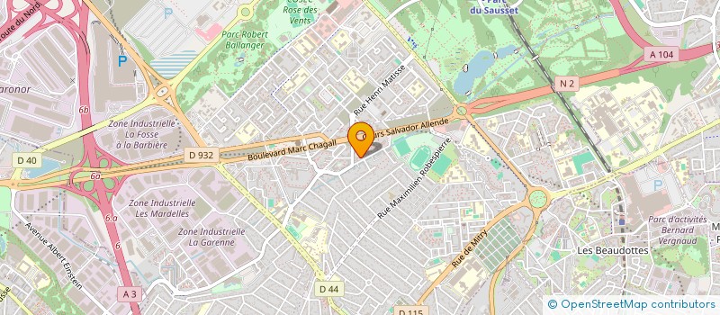 localisation de l'entreprise SCI MERIEM à AULNAY-SOUS-BOIS